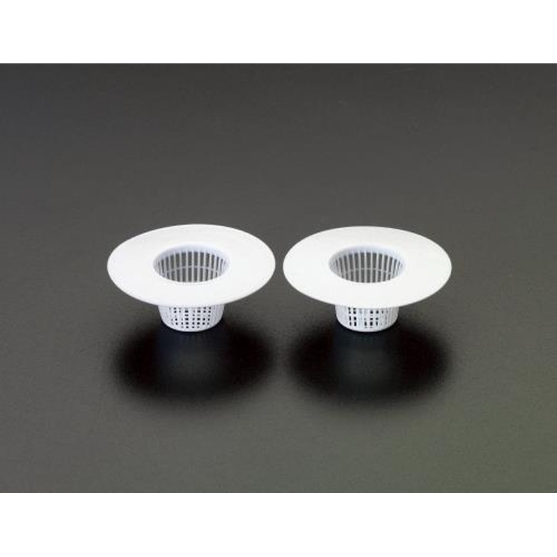 エスコ EA922AL-10 55mmごみキャッチャー(洗面台用/2個) 1個（ご注文単位1個）【直送品】