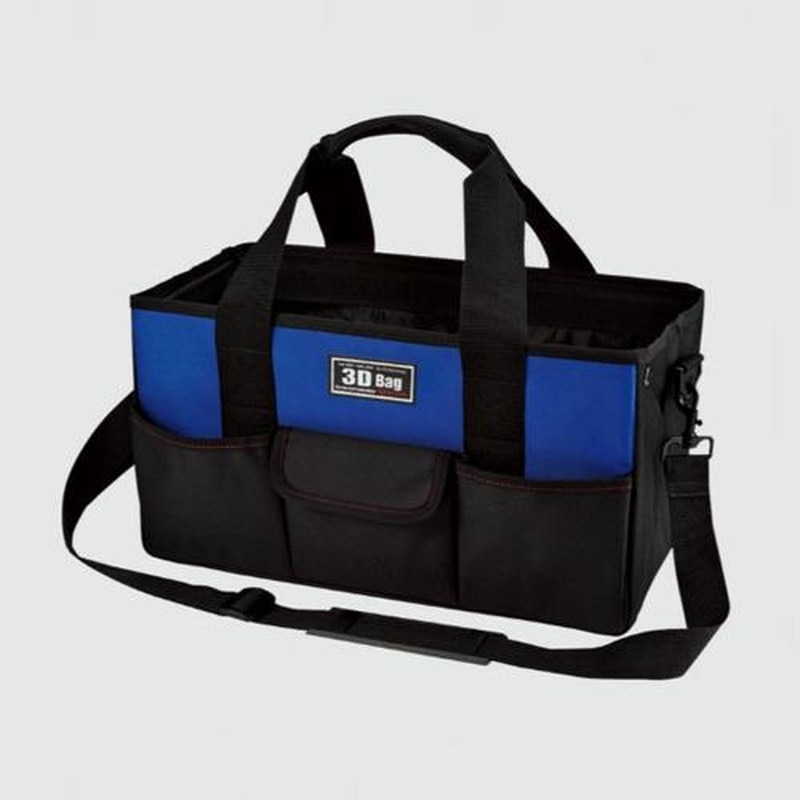 エスコ EA925CH-3B 435x200x235mm角型オープンバッグ(ブルー) 1個(ご注文単位1個)【直送品】