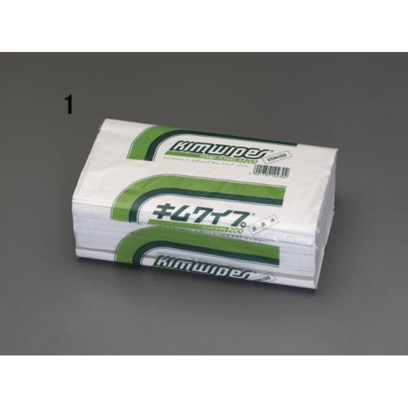 エスコ EA929AP-1 218x230mmハンドタオル(滅菌処理/200組) 1個（ご注文単位1個）【直送品】