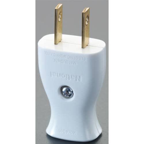 エスコ EA940C-12 AC125V/15A 平型プラグ 1個 （ご注文単位1個）【直送品】