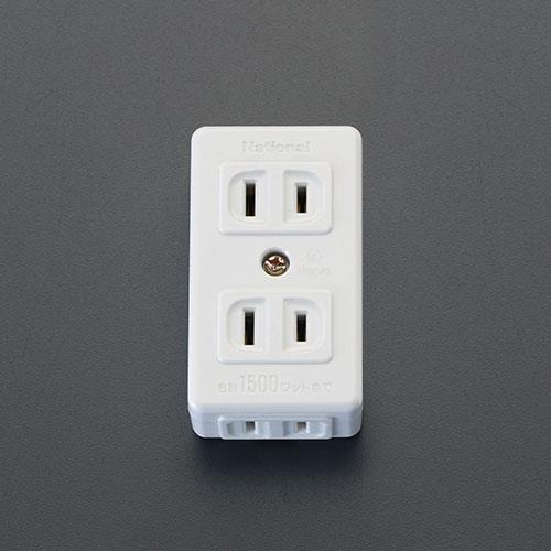 エスコ EA940CD-51 AC125V/15A テーブルタップ 1個 （ご注文単位1個）【直送品】