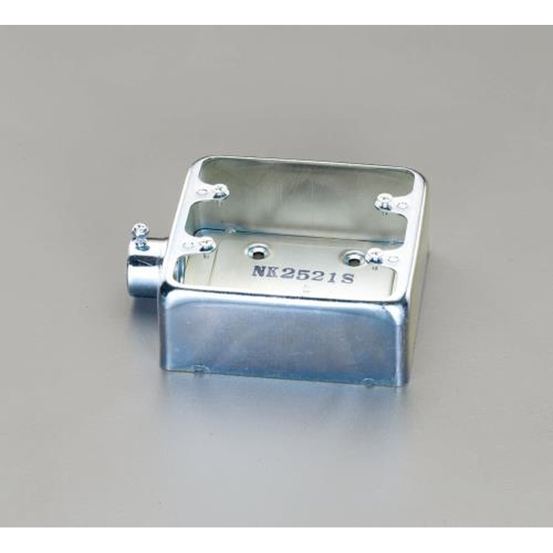 エスコ EA940CS-3 E19露出スイッチボックス(1方出/2個用) 1個(ご注文単位1個)【直送品】