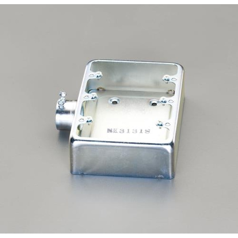 エスコ EA940CS-5 E19露出スイッチボックス(1方出/3個用) 1個(ご注文単位1個)【直送品】