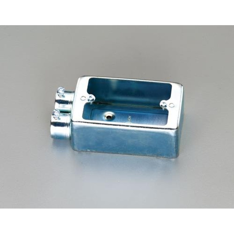 エスコ EA940CS-14 E25露出スイッチボックス(同一2方出) 1個(ご注文単位1個)【直送品】