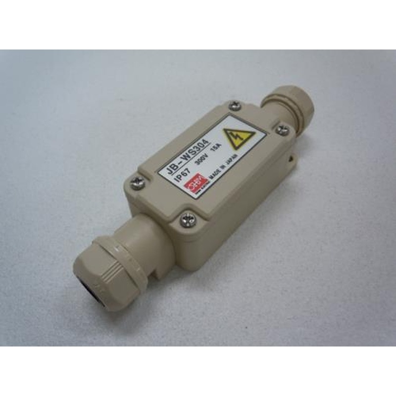 エスコ EA940CX-4J 4極(300V/15A)端子台付中継ボックス(ベージュ) 1個(ご注文単位1個)【直送品】