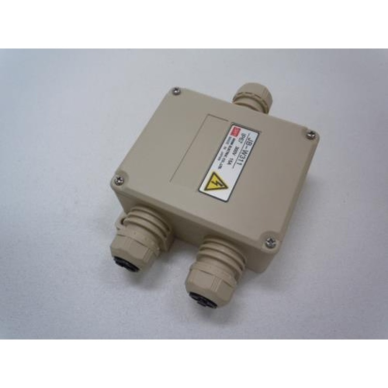 エスコ EA940CY-11J 11極(300V/15A)端子台付中継ボックス(ベージュ) 1個（ご注文単位1個）【直送品】