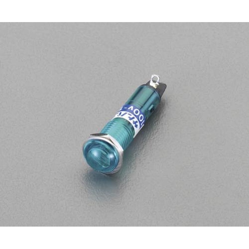 エスコ EA940DB-65G φ10.2mm表示灯ネオンブラケット(緑) 1個（ご注文単位1個）【直送品】