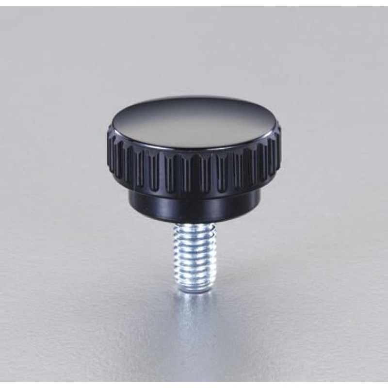 エスコ EA948BX-92 M10x30mm/φ40mm雄ねじナールドノブ 1個(ご注文単位1個)【直送品】