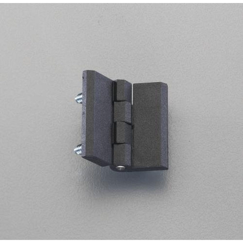 エスコ EA951CY-450 50x50mmねじ付フラットヒンジ(樹脂製) 1個（ご注文単位1個）【直送品】