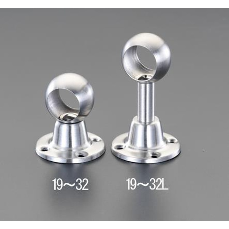 エスコ EA951EK-19L 75mm(19mm)ブラケット(中間用ステンレス製) 1個(ご注文単位1個)【直送品】