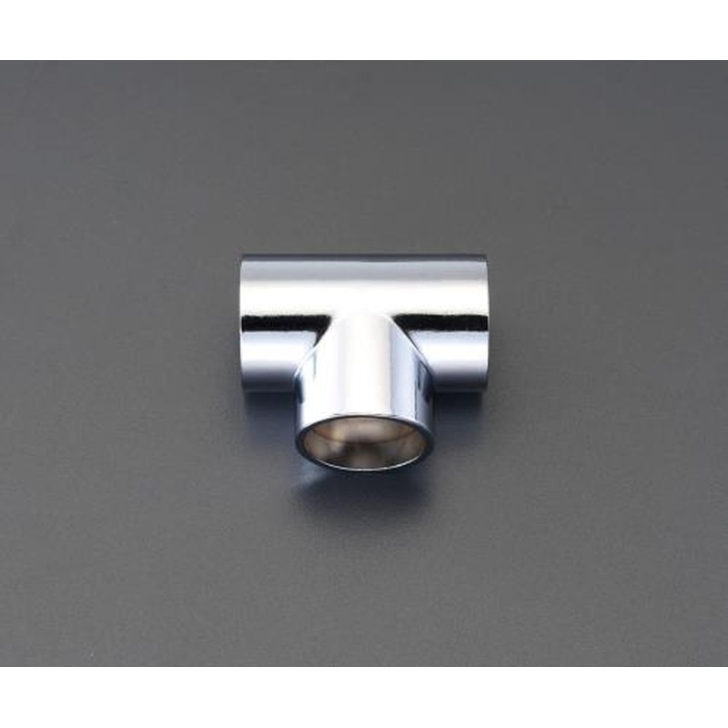 エスコ EA951EV-11 19mmパイプジョイントティーズ(クロームメッキ) 1個（ご注文単位1個）【直送品】