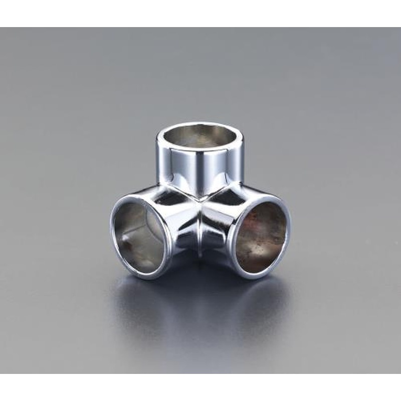 エスコ EA951EV-32 25mmパイプジョイント三方エルボ(クロームメッキ) 1個(ご注文単位1個)【直送品】