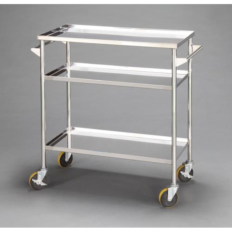 エスコ EA956MF-1 800x400x875mm/20kgワゴン(ステンレス製) 1個（ご注文単位1個）【直送品】