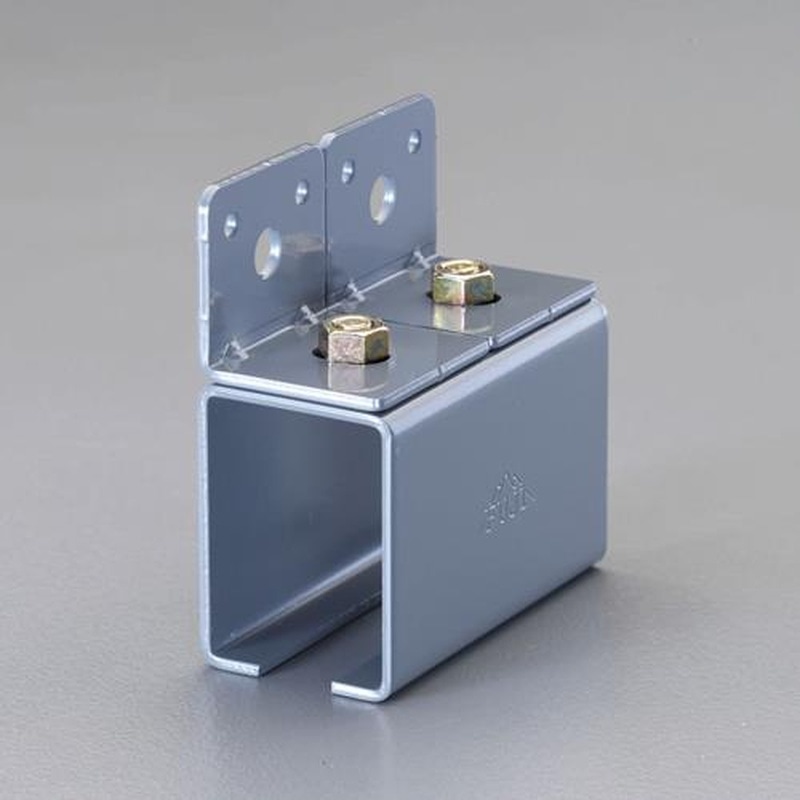 エスコ EA970CC-13 3号レール用取付金具(横継ぎ受け) 1個(ご注文単位1個)【直送品】