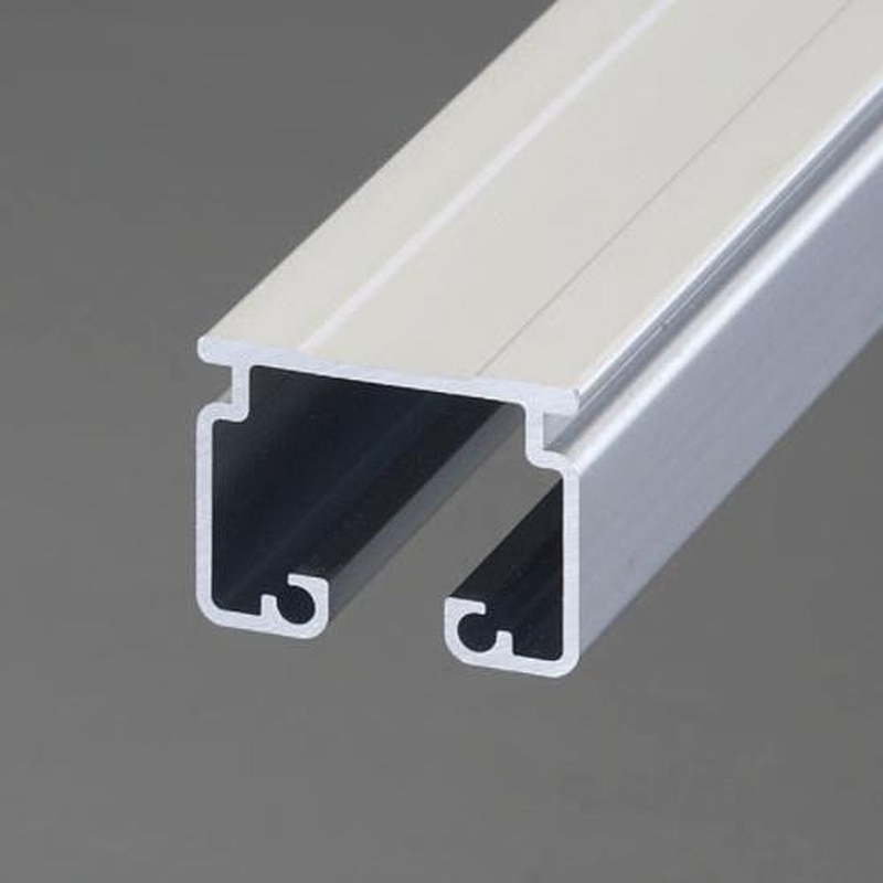 エスコ EA970ED-5 30x23mm/800x800mm/500Rカーブレール(スチール) 1個(ご注文単位1個)【直送品】