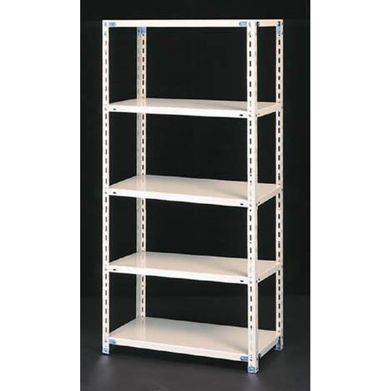 エスコ EA976AB-150A 1500x300x1800mm/120kg/5段スチール棚 1個（ご注文単位1個）【直送品】