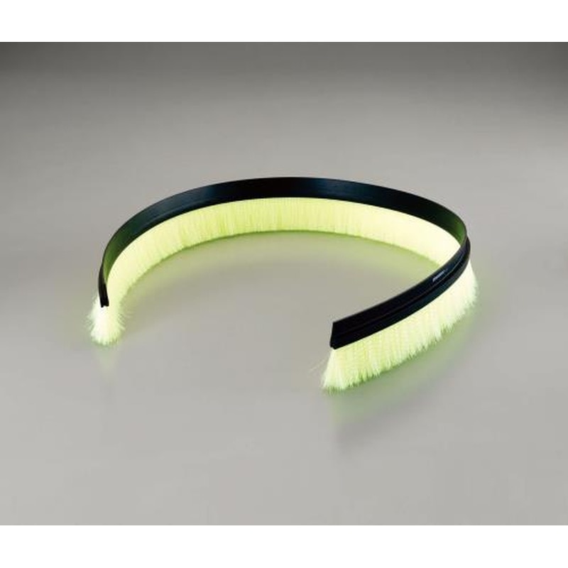 エスコ EA979KD-1A 60mmx1.0mシールブラシ(PP/黄) 1個（ご注文単位1個）【直送品】