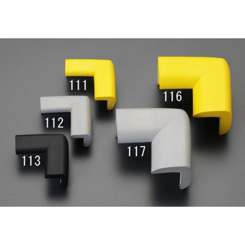 エスコ EA983FJ-112 70x70x30mmコーナーガード(灰) 1個（ご注文単位1個）【直送品】