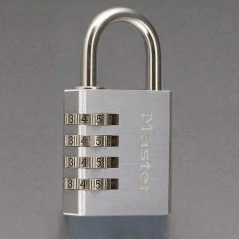 エスコ EA983S-17 40mmダイアル錠 1個（ご注文単位1個）【直送品】