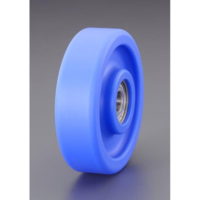 エスコ EA986WC-180 180x45mm車輪(ステンレス製ベアリング付・MCナイロン製) 1個(ご注文単位1個)【直送品】