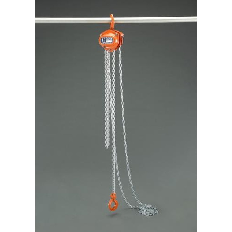 エスコ EA987CK-2.5 1.0tonx2.5mチェーンブロック 1個（ご注文単位1個）【直送品】