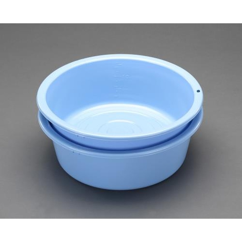 エスコ EA991PF-28 27.6Lポリたらい(2個) 1個（ご注文単位1個）【直送品】