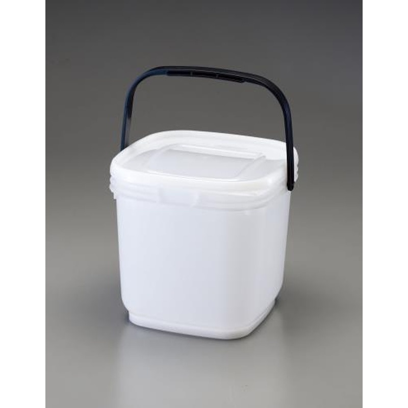 エスコ EA991PG-20 20.0L角バケツ(ふた付) 1個（ご注文単位1個）【直送品】