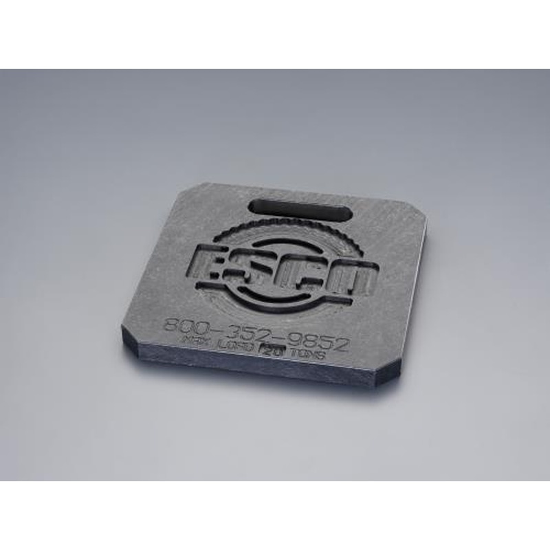エスコ EA993DS-11 300x300x25mm/20tonジャッキ・プレート 1個(ご注文単位1個)【直送品】