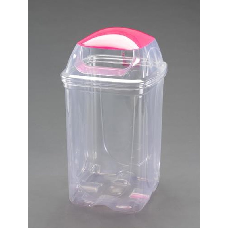 エスコ EA995CA-20 90L透明ダストボックス(一般用) 1個（ご注文単位1個）【直送品】