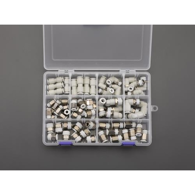 エスコ EA140H-1 ワンタッチ継手セット 1個（ご注文単位1個）【直送品】