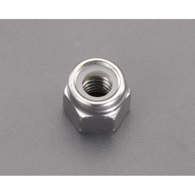 エスコ EA949GM-108 M8ゆるみ止めナット(ステンレス/4個) 1個（ご注文単位1個）【直送品】