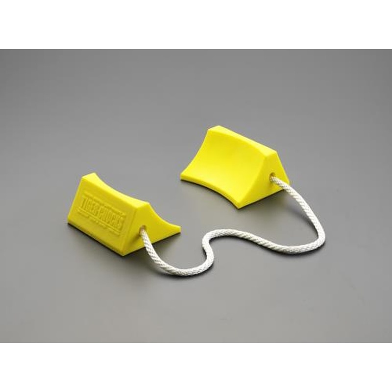 エスコ EA984SB-1 140x114x70mmホイールチョーク(ウレタン製/1組) 1個（ご注文単位1個）【直送品】