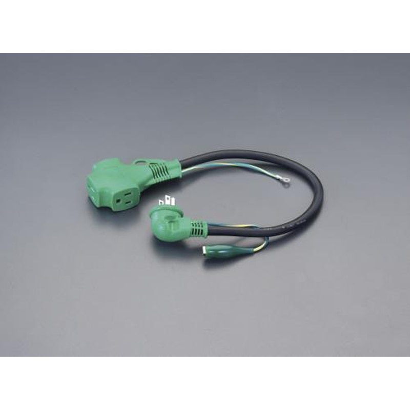 エスコ EA815GA-34 AC125V/15A/0.5m延長コード(アース付) 1個（ご注文単位1個）【直送品】