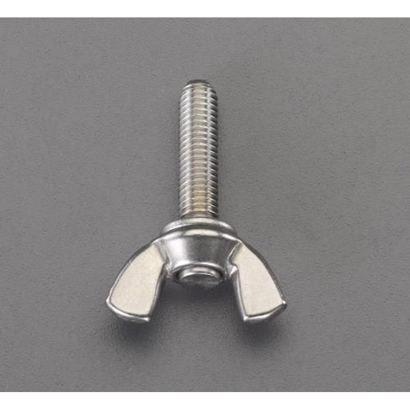 エスコ EA949HF-620 M6x20mm蝶ボルト(ステンレス製/1個) 1個（ご注文単位1個）【直送品】