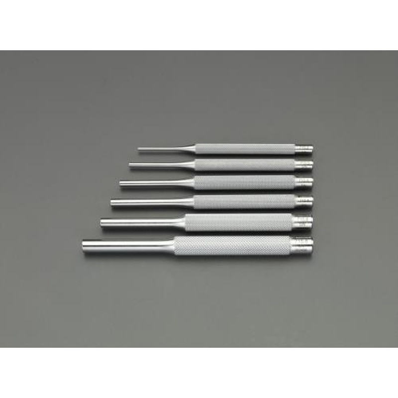 エスコ EA572AD 6本組/2.0-8.0mm平行ピンポンチセット 1個（ご注文単位1個）【直送品】