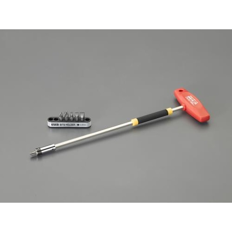 エスコ EA611BT-101 6本組T型ビットホルダーセット(早回し付) 1個（ご注文単位1個）【直送品】