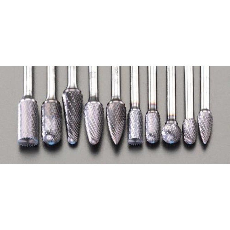 エスコ EA819V-3 10本組［Coated]超硬バー(6mm軸) 1個（ご注文単位1個）【直送品】