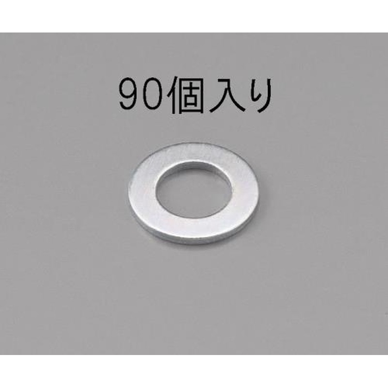 エスコ EA949LX-305 M5［小形]平ワッシャー(三価クロメート/90枚) 1個（ご注文単位1個）【直送品】
