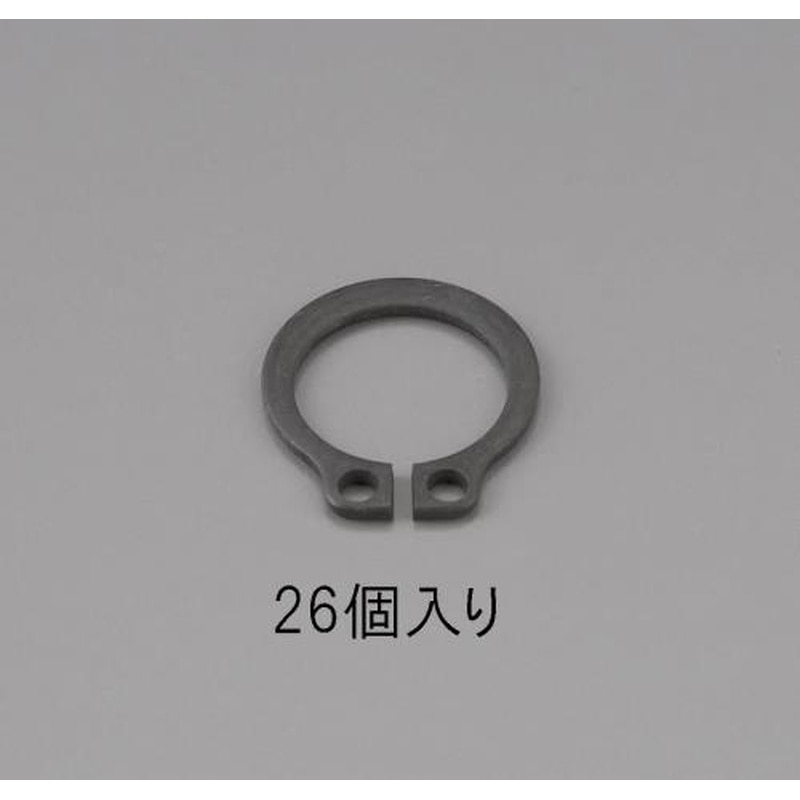 エスコ EA949PA-211 11mm軸用スナップリング(26個) 1個(ご注文単位1個)【直送品】