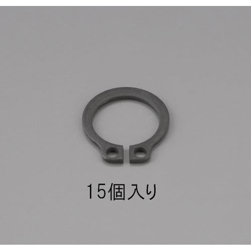 エスコ EA949PA-217 17mm軸用スナップリング(15個) 1個（ご注文単位1個）【直送品】