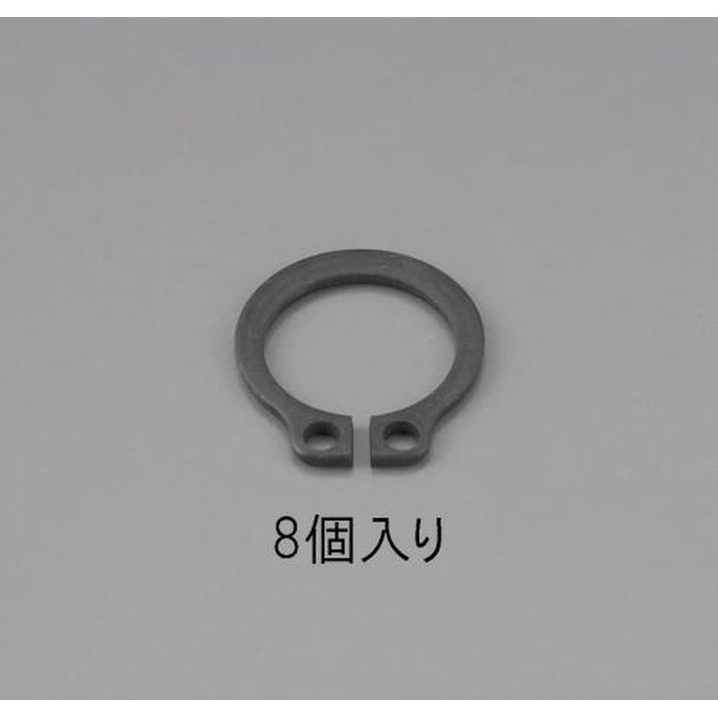 エスコ EA949PA-222 22mm軸用スナップリング(8個) 1個（ご注文単位1個）【直送品】