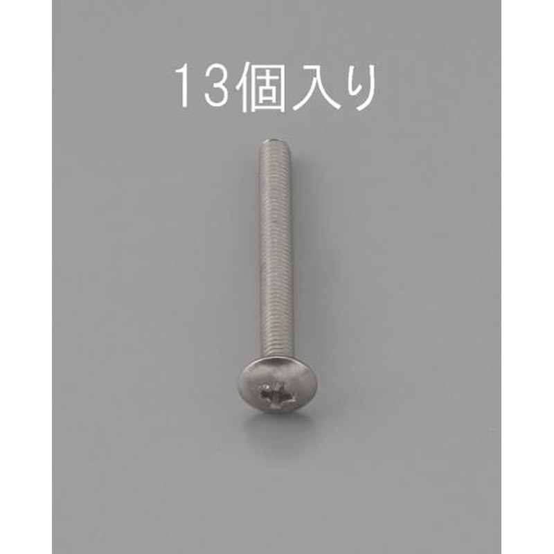 エスコ EA949NH-320 M3x20mmトラス頭小ねじ(ステンレス製/13本) 1個（ご注文単位1個）【直送品】