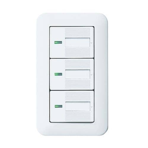 エスコ EA940CF-143 100V/15A 埋込ほたるスイッチ(片切/トリプル) 1個 （ご注文単位1個）【直送品】