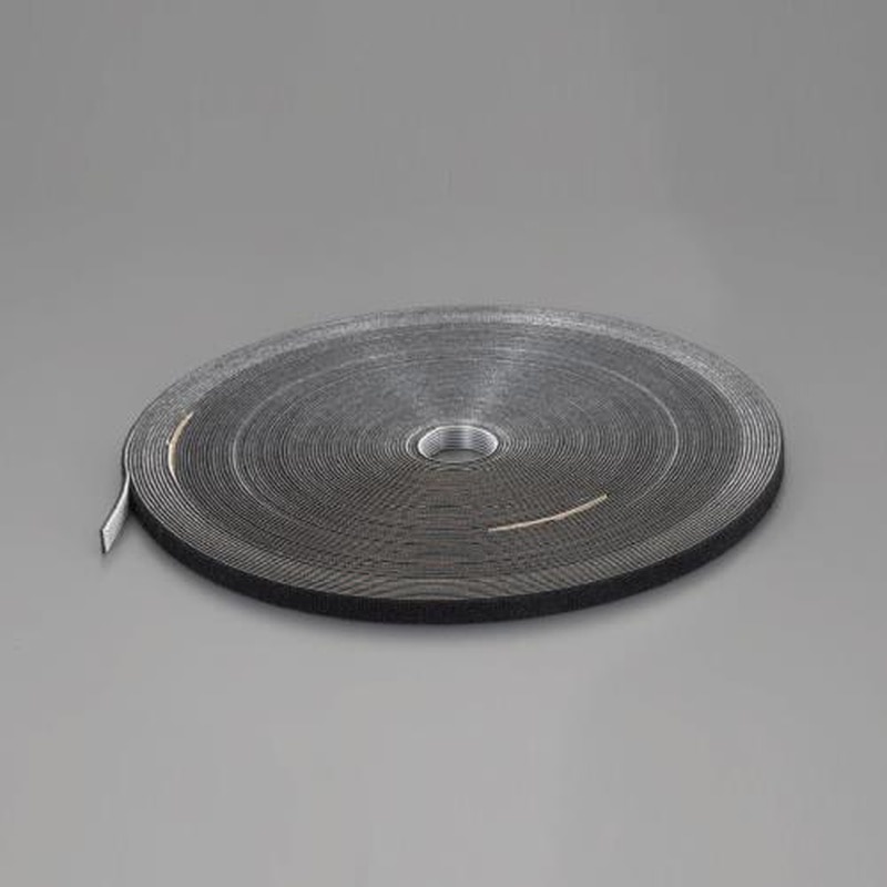 エスコ EA944MA-233 25mmx30m両面マジック結束バンド(黒) 1個(ご注文単位1個)【直送品】