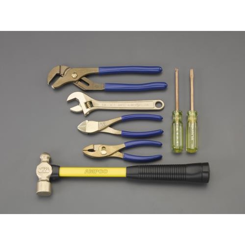 エスコ EA642XA-21 7丁組ツールキット(ノンスパーキング) 1個（ご注文単位1個）【直送品】