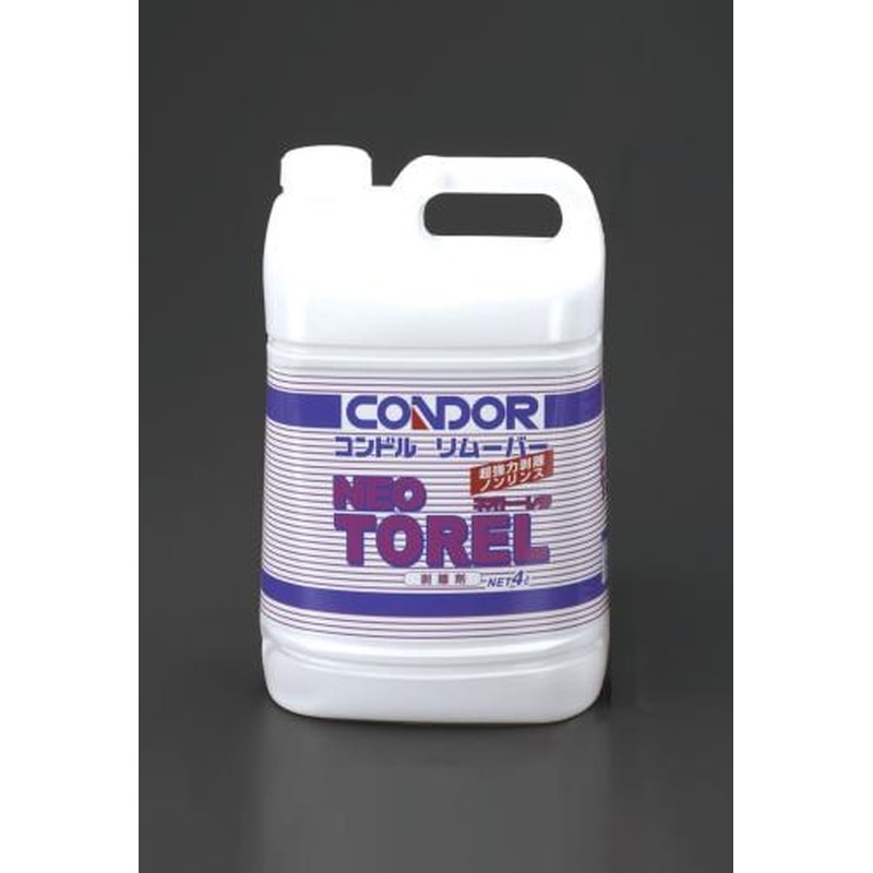 エスコ EA920LE-7 4.0Lワックス剥離剤(超強力) 1個(ご注文単位1個)【直送品】