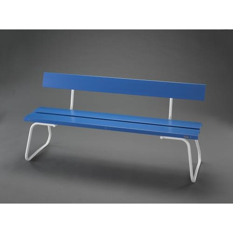 エスコ EA956XE-91 1500x500x700mmベンチ(背付) 1個(ご注文単位1個)【直送品】