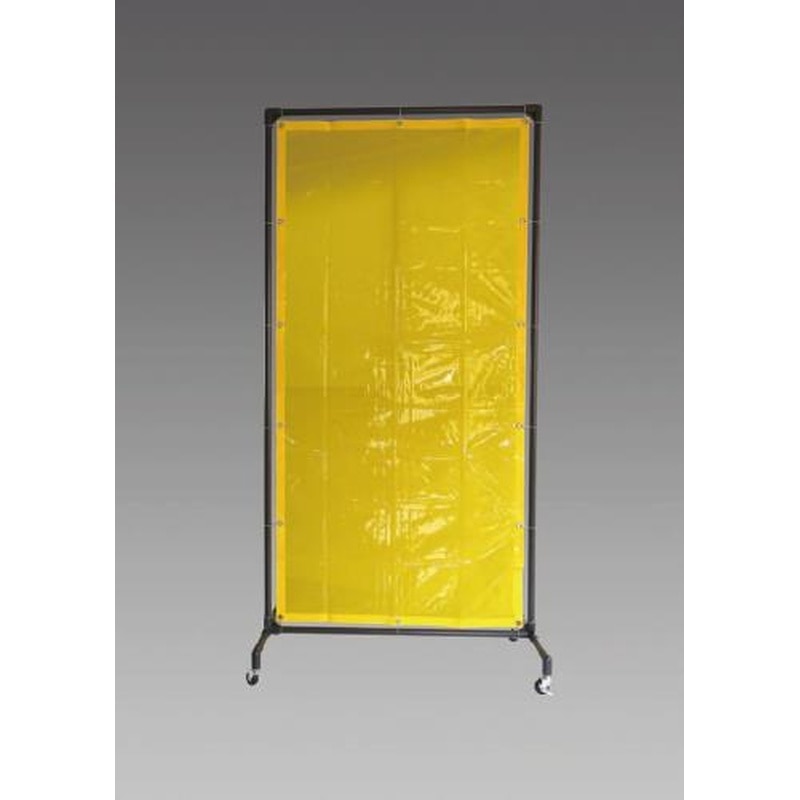 エスコ EA334BE-20Y 1000x2150mm溶接作業フェンスセット(黄色) 1個（ご注文単位1個）【直送品】