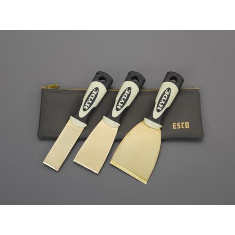 エスコ EA642KB 3本組スクレーパー(ノンスパーキング) 1個(ご注文単位1個)【直送品】