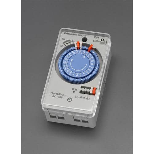 エスコ EA763A-29 AC100V タイムスイッチ (24時間) 1個 （ご注文単位1個）【直送品】